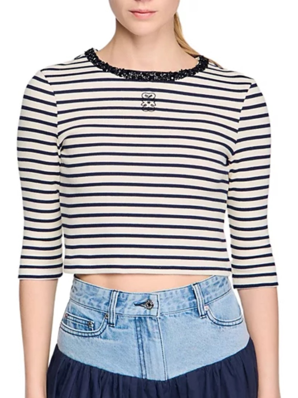 Aubin 3/4 Cotton Tee
